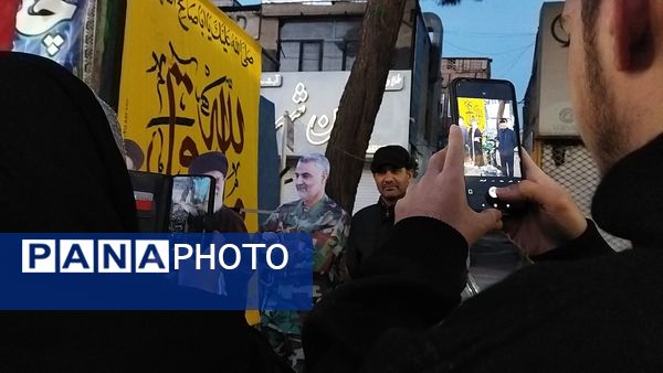 حضور مردم در مهمانی کیلومتری اعیاد شعبانیه نیشابور