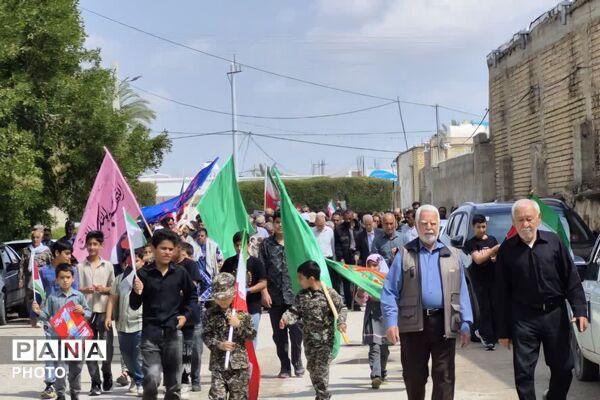 راهپیمایی روز قدس در جویم