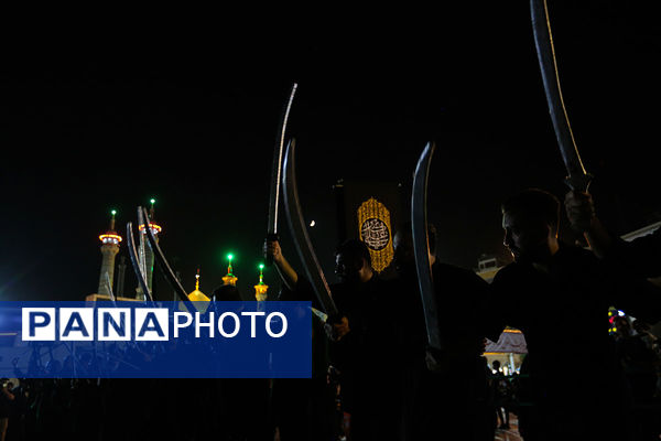 «مشق شمشیر» عزاداری سنتی نجفی‌های مقیم قم