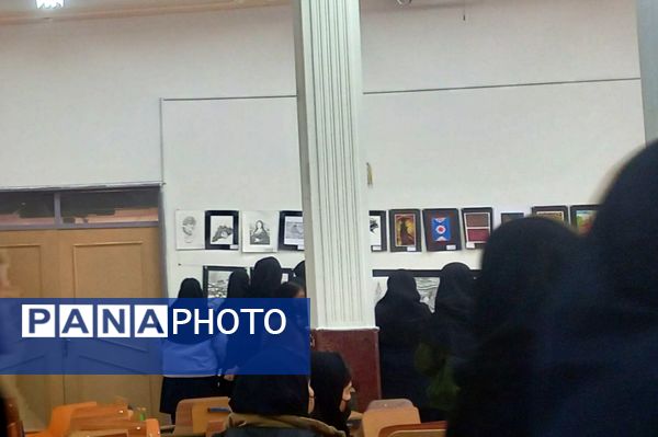 ژوژمان گرافیک در هنرستان اسوه رباط‌کریم