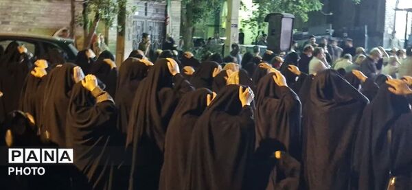 مراسم پر اقتدار انقلابی به همراه نماز استغاثه
