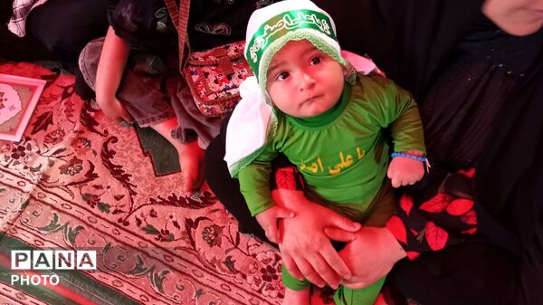 مراسم شیرخوارگان حسینی در مهدیه معلا شهر میلاجرد