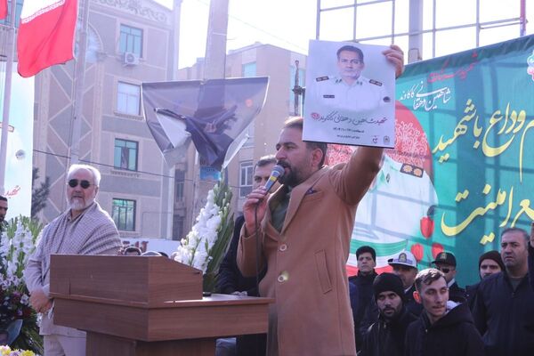 مراسم تشییع پیکر مطهر شهید والامقام شاهین دهقانی