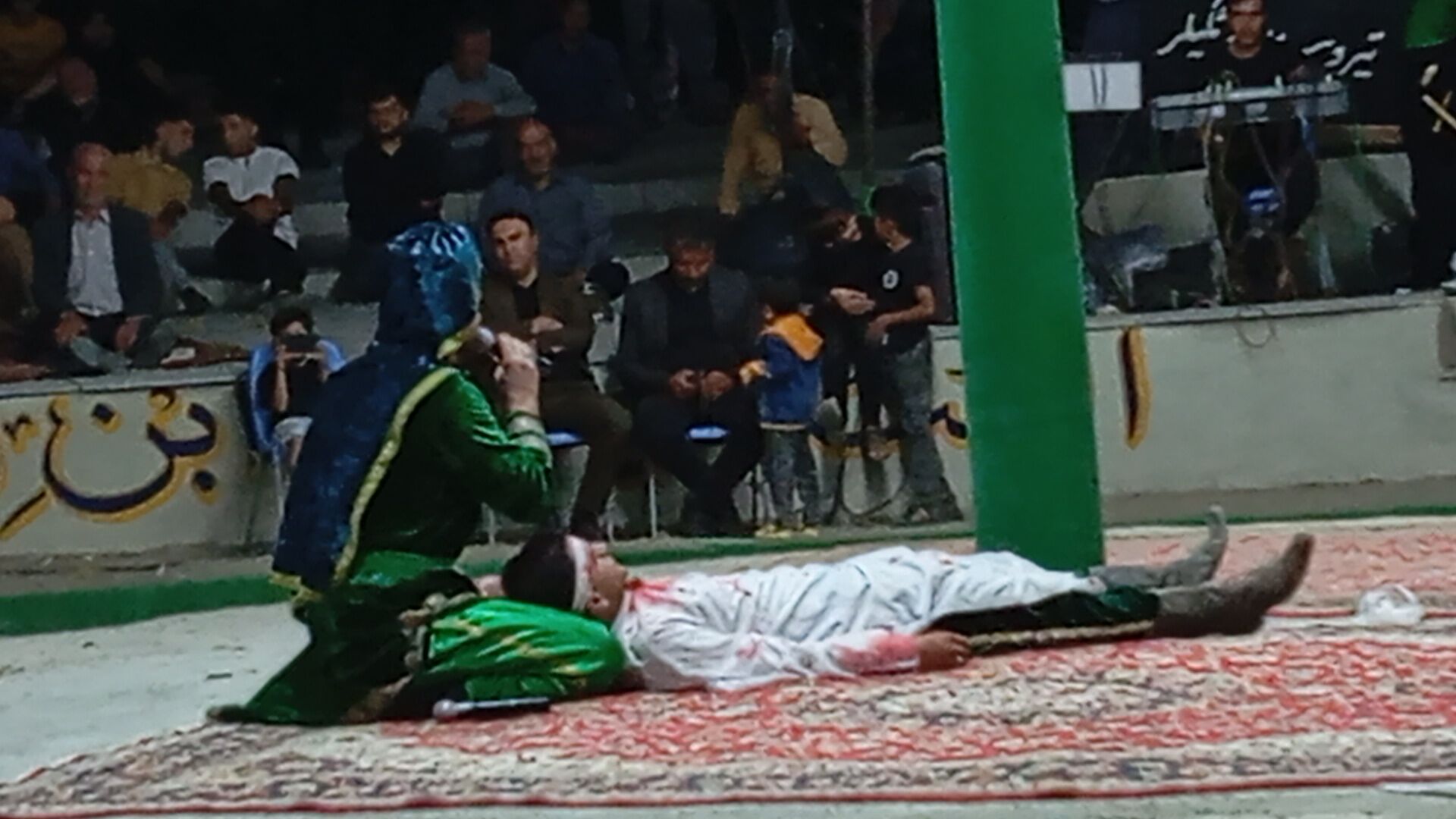 اجرای تعزیه شهادت حضرت علی اکبر(ع)