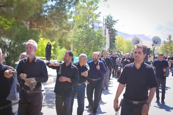 عزاداری رحلت پیامبر(ص) و شهادت امام حسن(ع) در صحن آستان مقدس سلطانعلی(ع) مشهداردهال کاشان