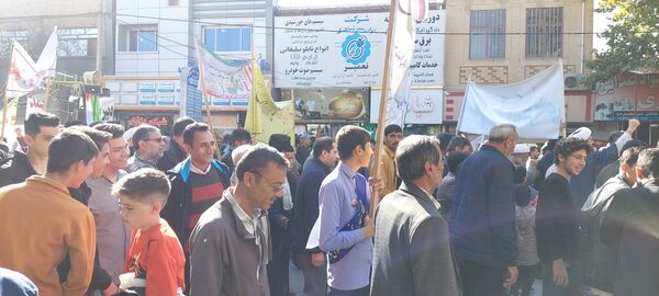 راهپیمایی روز ۱۳ آبان در شهرستان سملقان