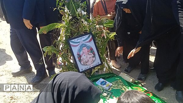 مراسم ختم شهید مصطفی حسینی در روستای سید آباد 