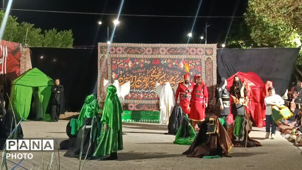مراسم شبیه خوانی در میدان باغشمال تبریز