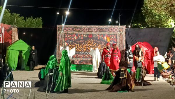 مراسم شبیه خوانی در میدان باغشمال تبریز