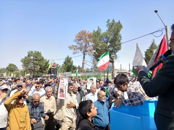 راهپیمایی جمعه خشم در کاشمر