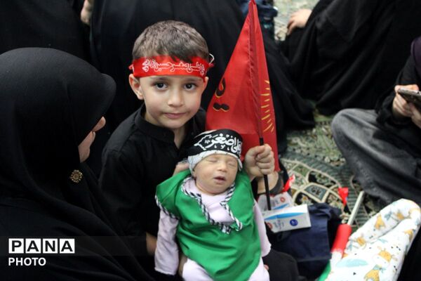 مراسم شیرخوارگان حسینی در منطقه پردیس