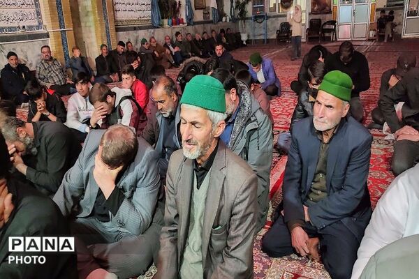 مراسم شهادت قائد امت در شهر بار نیشابور