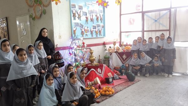 یلدای شیرین در دبستان شهید نجفی فدافن
