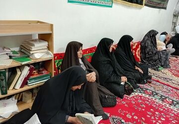 مراسم عزاداری ایام شهادت بانوی دوعالم در روستای نقاب