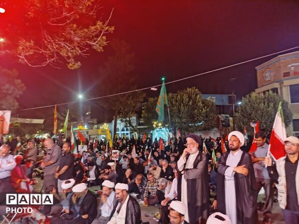 حماسه سازی مردم نیشابور در صد و سی و چهارمین شب-۱
