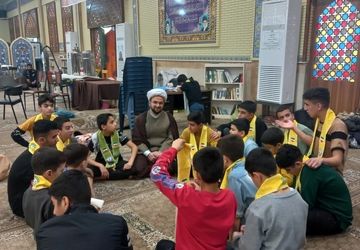 پایان اعتکاف دانش‌آموزی در کرمانشاه