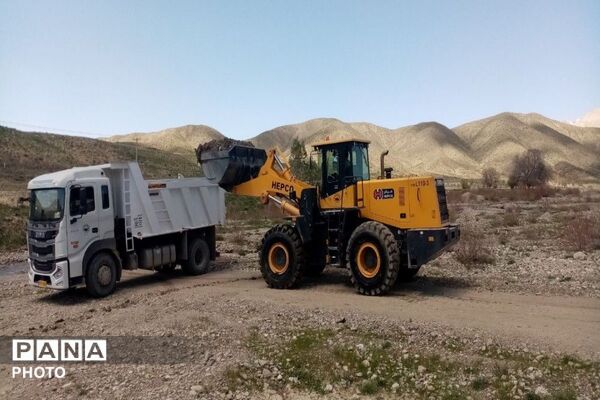 بهسازی جاده بار به بجنو به همت شهرداری بار