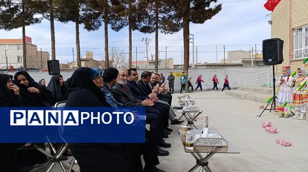 افتتاحیه آموزشگاه ۱۲ کلاسه‌ یاسمن خاکباز ۲ شهرستان نیشابور