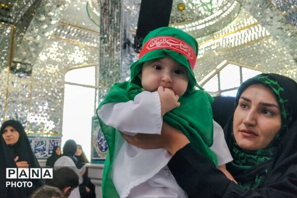 گهواره‌های سبز در سوگ کربلا؛ همایش شیرخوارگان حسینی در بجنورد
/1