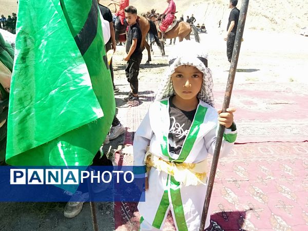 مراسم روز اربعین حسینی و تعزیه‌خوانی در شهر بار 