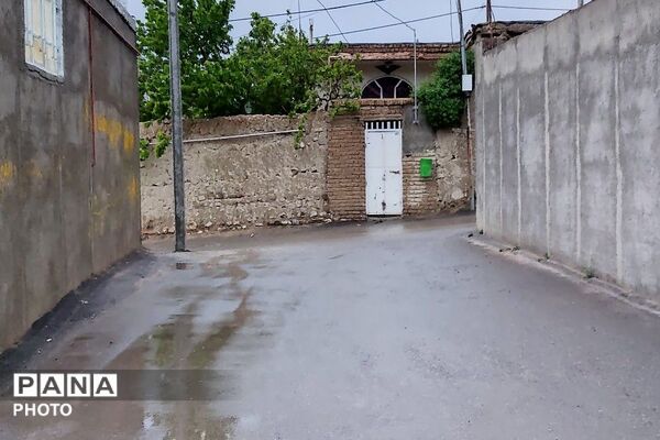 حال و هوای شهر بار بعد از بارش زیبای باران 