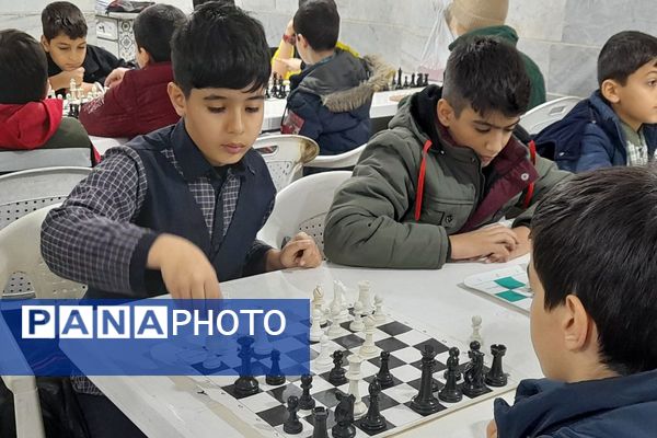 مسابقات منطقه ای شطرنج در مقطع ابتدایی در شهرستان قدس