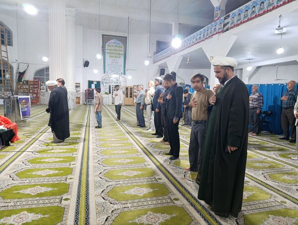 مراسم بزرگداشت شهدای دولت در مسجد جامع آشخانه