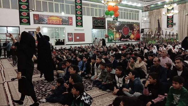 جشن ولادت امام قائم در روستای نقاب خلیل آباد