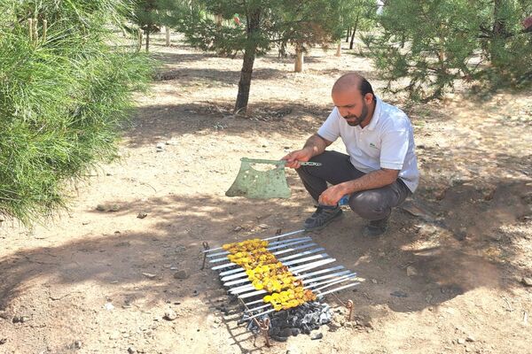 دورهمی روز طبیعت در پارک جنگلی پردیسان قم
