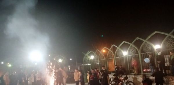 جشن سالروز پیروزی انقلاب اسلامی در  حسینیه روستای مهدی آباد خلیل آباد 