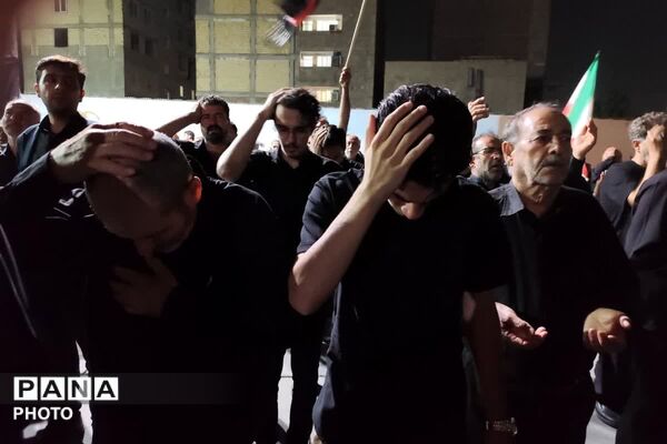 تجمع مردمی شهر صباشهر همزمان با مراسم شام غریبان  