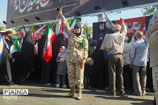 راهپیمایی جان‌فدایان ایران در شیراز - 3