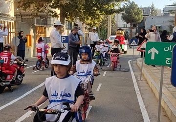  مسابقه دوچرخه سواری همیاران ترافیک در شهریار