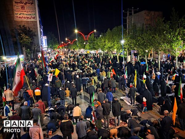 نماز استغاثه در قراره شبانه کاشمری ها