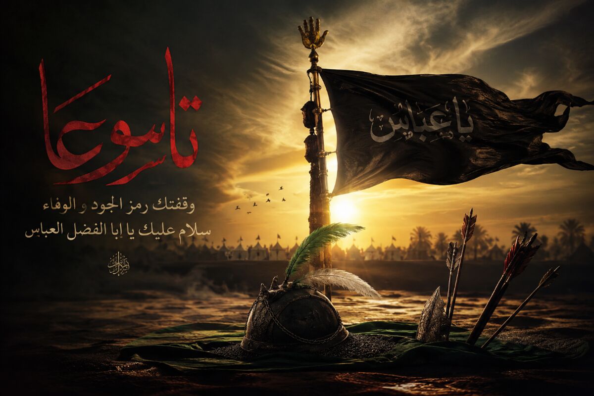 تاسوعا؛ روزی که علم وفاداری بر دوش عباس(ع) ماند