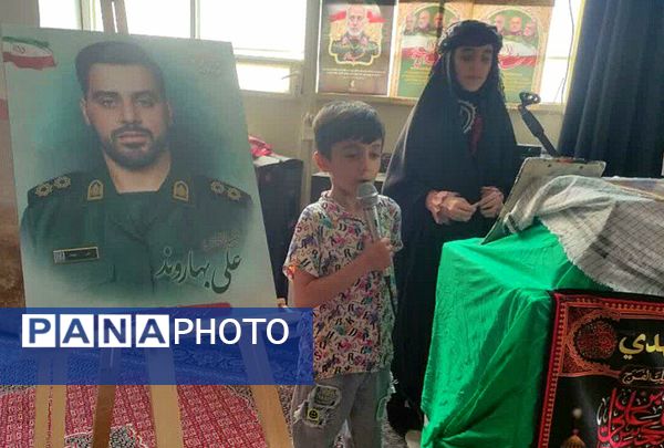 یادواره شهدای جنگ دوازده روزه در ده‌محسن