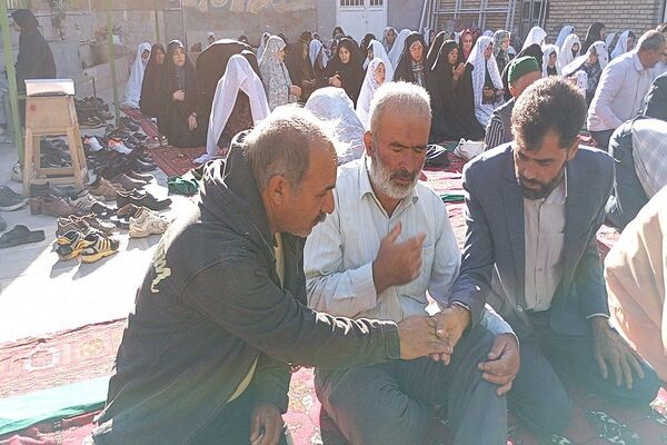 نماز عید سعید قربان در مسجد جامع شهر بار نیشابور