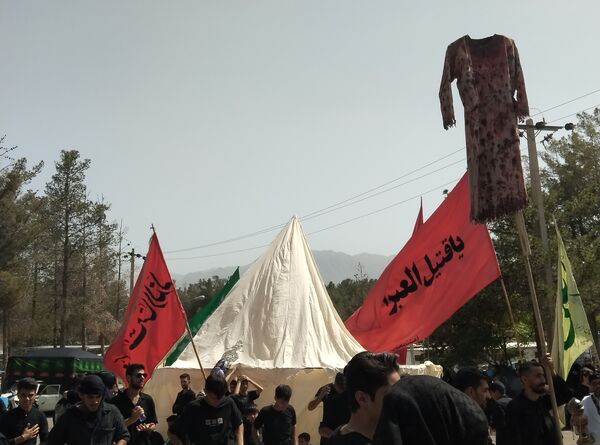  آیین خیمه سوزان روز عاشورا در بیرجند 