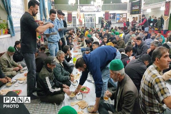 ضیافت افطاری در شب بیست و سوم ماه مبارک رمضان مسجد جامع شهر بار 