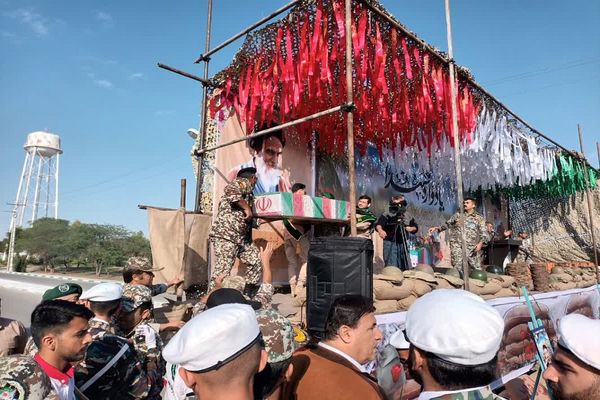 تشییع پیکر پاک شهید گمنام پدافندهوایی در بهبهان