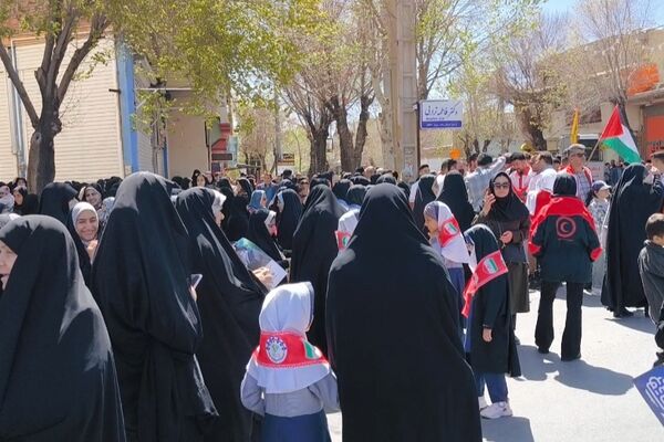 تجلی شکوه راهپیمایی روز قدس در آباده