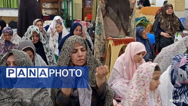 تجلی معنویت و پیوند مادر و دختری در اعتکاف مسجد جامع رامیان