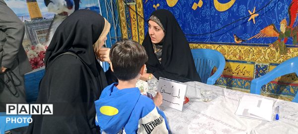 برپایی قرارگاه پزشکی و خدماتی کانون خدمت رضوی در امامزاده حسن کرج 