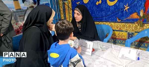 برپایی قرارگاه پزشکی و خدماتی کانون خدمت رضوی در امامزاده حسن کرج 