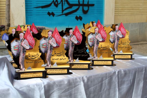 آیین نمادین نکوداشت هفته پدافند غیرعامل در نیشابور 