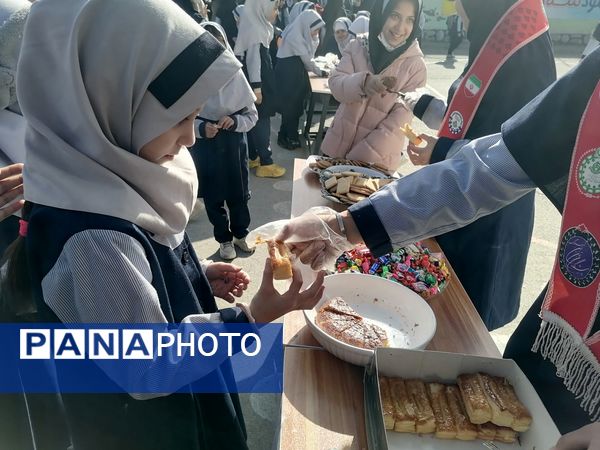 موکب نیمه شعبان در مدرسه نخودی