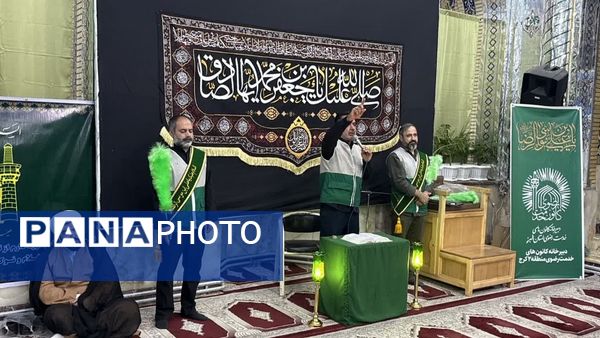 مردم کرج برای شهادت امام صادق (ع) یکپارچه سیاه پوش شدند