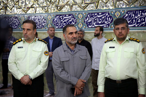 جشن ویژه دختران پلیس در حرم حضرت معصومه(س)
