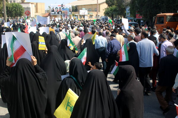 راهپیمایی روز قدس در بوشهر