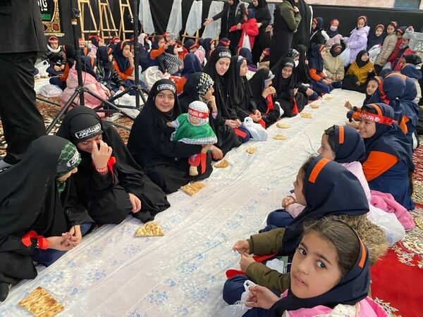 آیین سوگواری شهادت حضرت فاطمه الزهرا (س) در سالن مالک اشتر ناحیه یک مشهد 